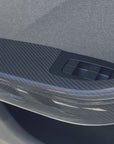 2024+ | Model 3 Highland Refreshed Front & Rear Lower Door Armrest Overlays (4 Pieces) - Real Dry Molded Carbon Fiber