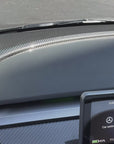 Model 3 & Y* Upper Dashboard Overlay (2 Pieces) - Real Dry Molded Carbon Fiber