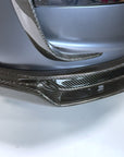 2020-2025 | Model Y Plus Dual Level Front Lip Overlay Spoiler - Real Dry Molded Carbon Fiber
