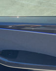 2024+ | Model 3 Highland Refreshed Front & Rear Upper Door Panel Overlays (4 Pieces) - Real Dry Molded Carbon Fiber