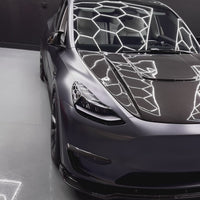 Model Y Viento Formula One - Dual Layer with Xpel Clear Bra- Real Molded Carbon Fiber