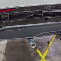 2022+ | Model X Colossal Rear Replacement Diffuser - Real Dry Molded Carbon Fiber