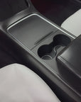 Model 3 & Y Center Console Overlays (Gen. 2) Version 2 - Real Molded Carbon Fiber