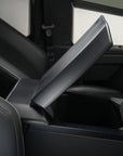 Cybertruck Armrest Cover ABS Plastic (2 Pieces) - Hydro Carbon Fiber Coated - Matte