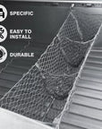 Cybertruck Rear Cargo Bed 3 Pocket Storage Net - Vertical Type