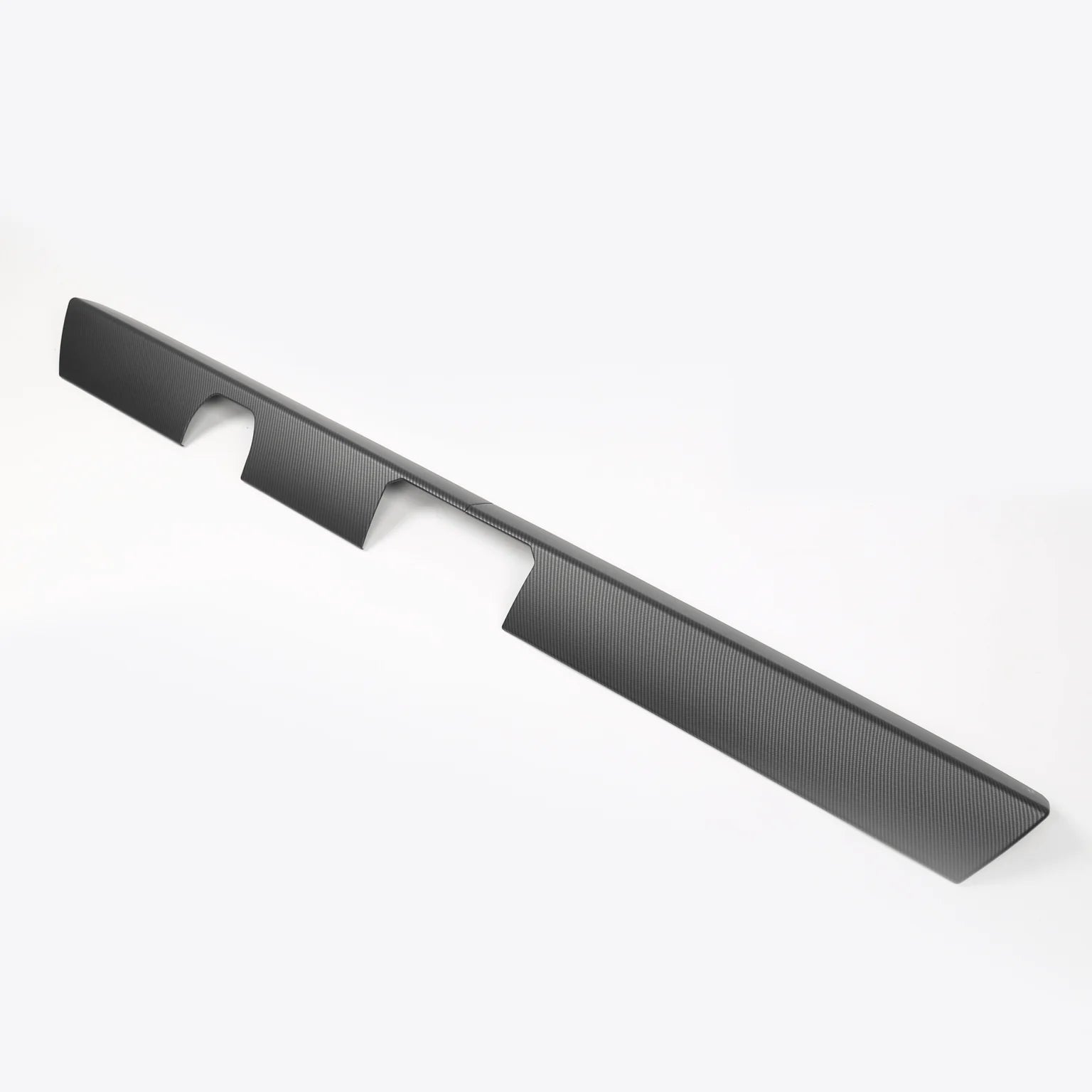 Cybertruck Dashboard Covers ABS Plastic (2 Pieces) - Hydro Carbon Fiber Coated - Matte