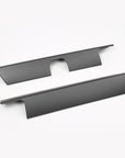Cybertruck Dashboard Covers ABS Plastic (2 Pieces) - Hydro Carbon Fiber Coated - Matte
