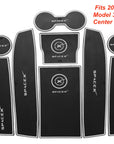 Model S3XY* SPACE X Center Console & Cup Holder Liner Kit