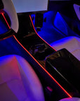 2017 - 2023 | Model 3 & Y Center Console RGB Fiberoptic LED Lighting Kit - (Fits Gen. 1 & 2)
