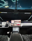 Model S & X - Round Foldable Windshield Sunshade - (Free Ground U.S. Shipping)