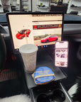Model 3 & Y Center Console Removable Table Shelf (Gen. 2) - Carbon Fiber Look