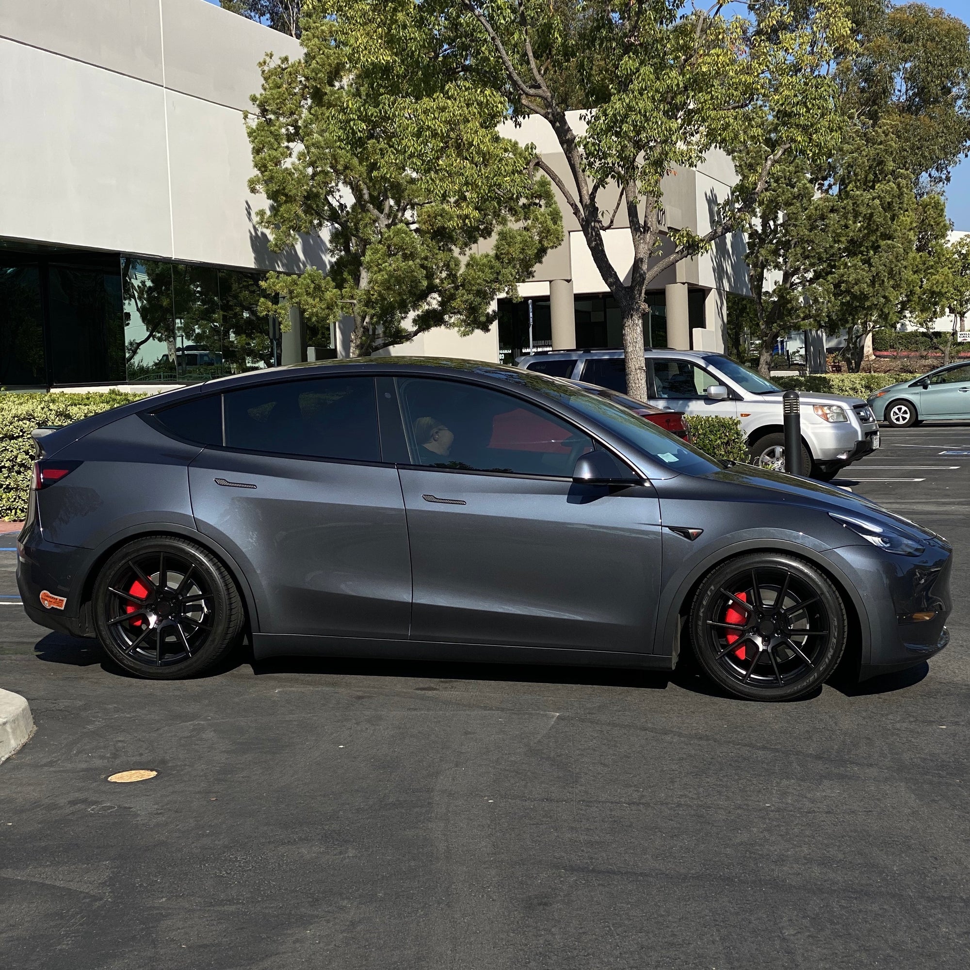 Model Y Flat Caliper Covers - Red (Engraved TESLA or Non Engraved)