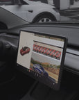 Model 3 & Y Display Screen Frame Protector - Black or White