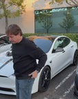 2021+ | Model S Plaid & LR Side View Mirror Overlays - Real Molded Carbon Fiber