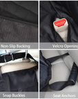 Backseat Pet Cover with Leash