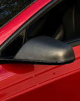 2012-2020 | Model S Side View Mirror Overlays Gen. 2 (1 Pair) - Real Molded Carbon Fiber