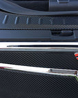 Model S Old Style Frunk Sill Inserts Carbon Fiber (1 Pair)