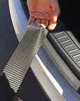 Model S Trunk Sill Inserts (1 Pair) - Vinyl Wrap