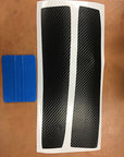 Model S Trunk Sill Inserts (1 Pair) - Vinyl Wrap