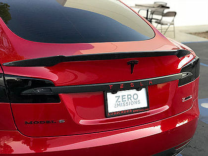 Model S Jupiter Spoiler - Real Molded Carbon Fiber