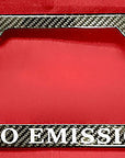 Personalized License Plate Frame - Real Molded Carbon Fiber