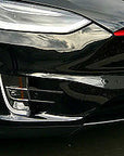 Model X Under Headlight Chrome Inlay Wrap (1 Pair)