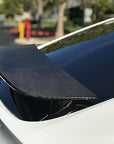 Model X Spoiler - Carbon Fiber Vinyl Wrap