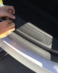 Model S Trunk Sill Inserts (1 Pair) - Vinyl Wrap