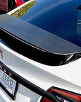 Model X Spoiler - Carbon Fiber Vinyl Wrap