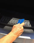 Model S Trunk Sill Inserts (1 Pair) - Vinyl Wrap
