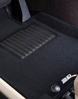 2020+ | Model Y MAXpider 3D ELEGANT Carpet Floor Mats "Soft Carpet Covered" Row 1 & 2 (3 Pieces)
