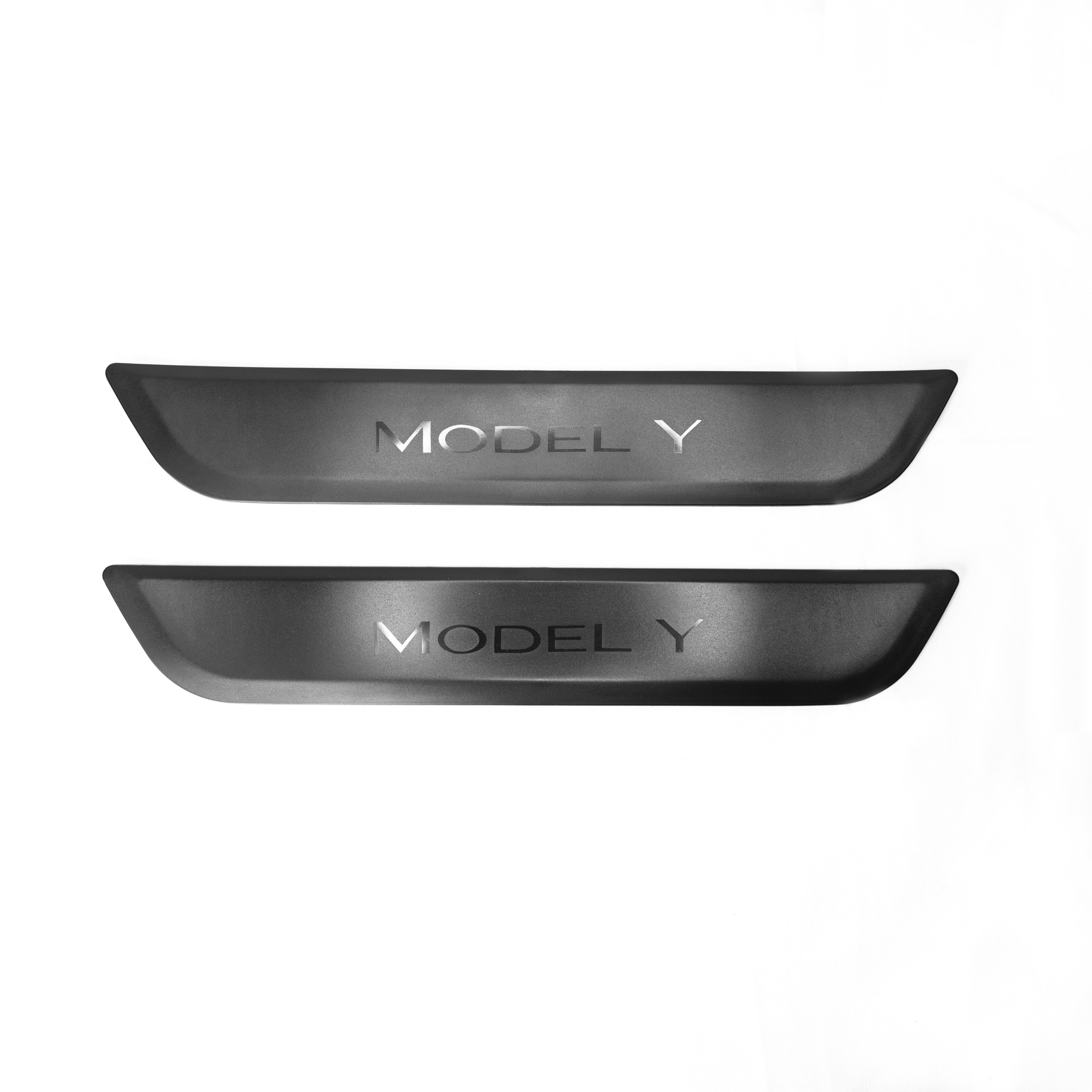 2020+ | Model Y Back Door Sill Covers (1 Pair) - Black Plastic