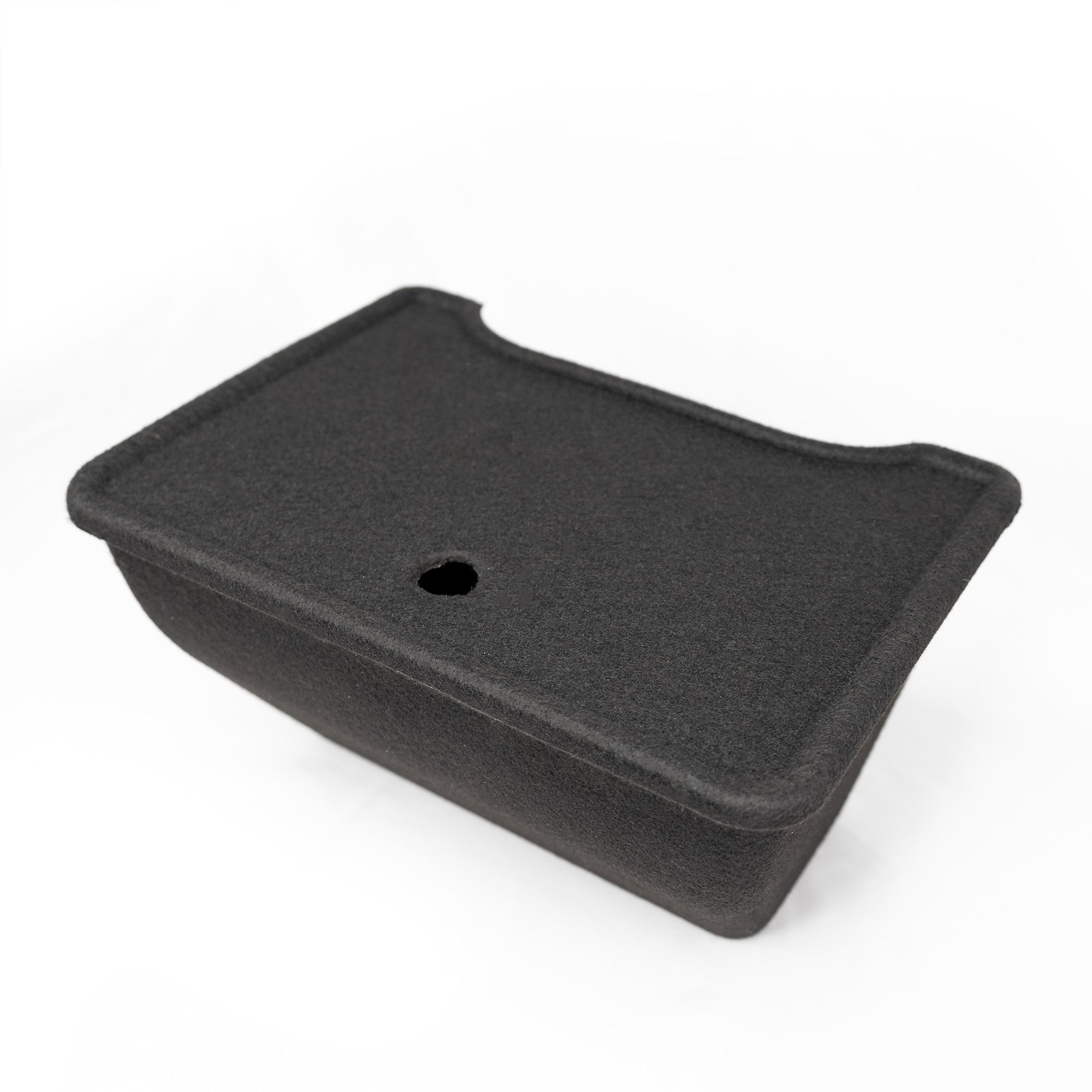 2020-2025 | Model Y Back Seat Storage Box with Lid - Fully Flocked