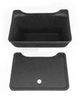 2020-2025 | Model Y Back Seat Storage Box with Lid - Fully Flocked