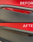 Model 3 & Y Smoked Rear Bumper Reflector - Vinyl Wraps