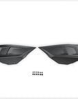 2020-2025 | Model Y Rear Bumper Corner Flanges (2 Pieces) - Hydro Carbon Fiber Coated
