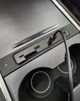 Model 3 & Y Center Console USB HUB Adapter with Interior LED Light