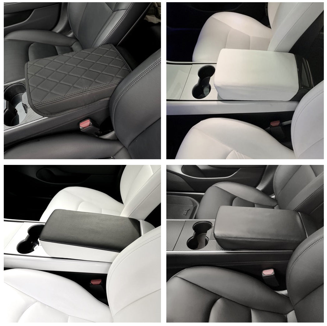 Model 3 & Y Real Leather Armrest Covers (Gen. 1 & 2)