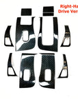 Model 3 & Y Window & Door Switch (10 Piece Kit) - Real Molded Carbon Fiber