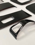Model 3 & Y Window & Door Switch (10 Piece Kit) - Real Molded Carbon Fiber