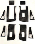 Model 3 & Y Window & Door Switch (10 Piece Kit) - Real Molded Carbon Fiber