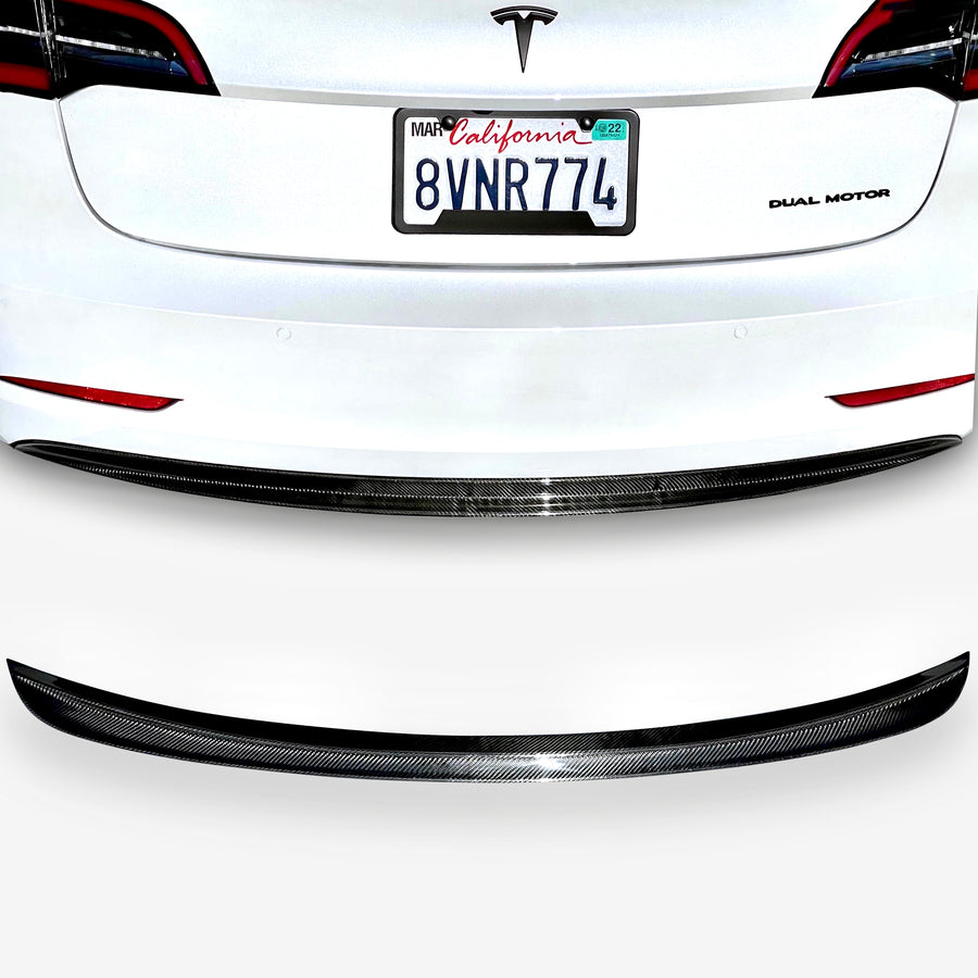 Model 3 Executive Diffuser - Real Molded Carbon Fiber