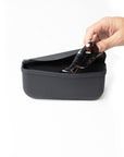2020+ | Model 3 & Y Sunglasses Storage Velcro Hold Box with Privacy Lid