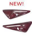 Model S3XY* Full Cover Style Turn Signal Overlays (1 Pair) - Fits Hardware 2.0 & 3.0 - Real Molded Carbon Fiber