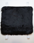 Faux Sheepskin Front Seat Covers - Black (1 Pair)