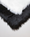 Faux Sheepskin Front Seat Covers - Black (1 Pair)