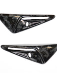 2018-2021 Full Cover Turn Signal Overlays (1 Pair) - Forged Carbon Fiber