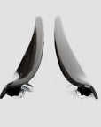 2021+ | Model 3 & Y Front Door Replacement Dashboard Extension Panels - Real Molded Carbon Fiber