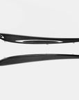 2021+ | Model 3 & Y Front Door Replacement Dashboard Extension Panels - Real Molded Carbon Fiber