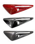 Model S3XY* Full Cover Style Turn Signal Overlays (1 Pair) - Fits Hardware 2.0 & 3.0 - Real Molded Carbon Fiber